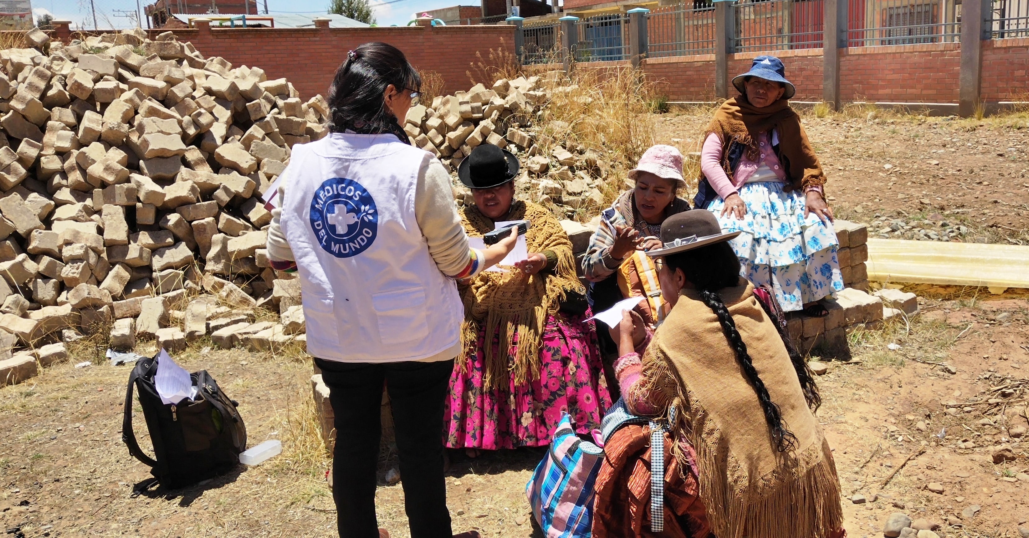 Reunión de lideresas en El Alto.