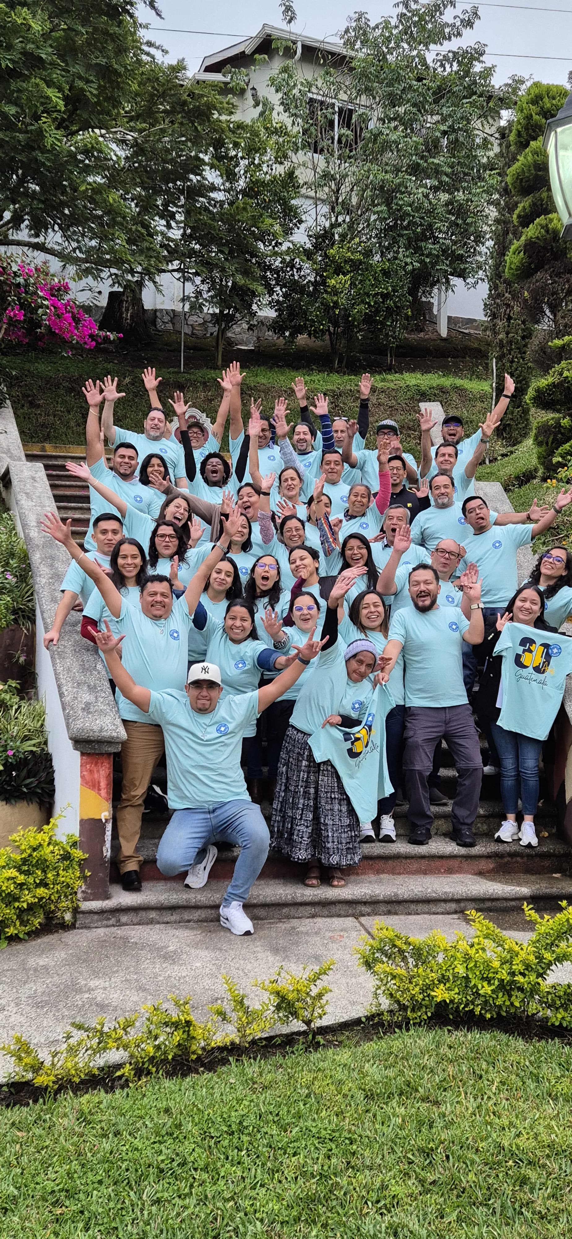 Equipo de Médicos del Mundo en Guatemala en la conmemoración por los 30 años de trabajo en el país.