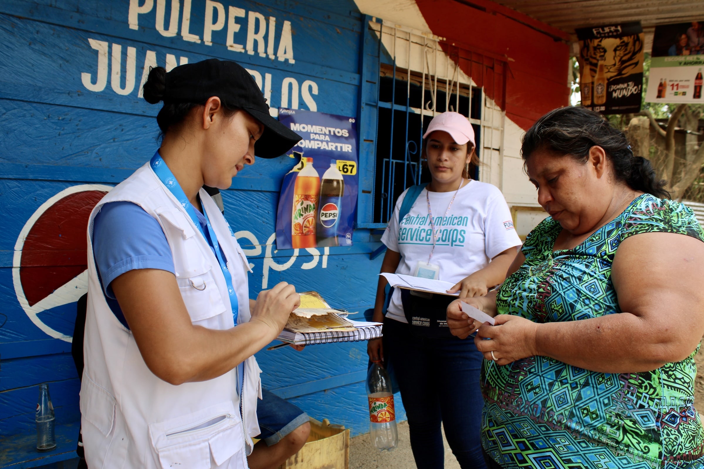 Información a la población en Honduras. @Maria Moreno