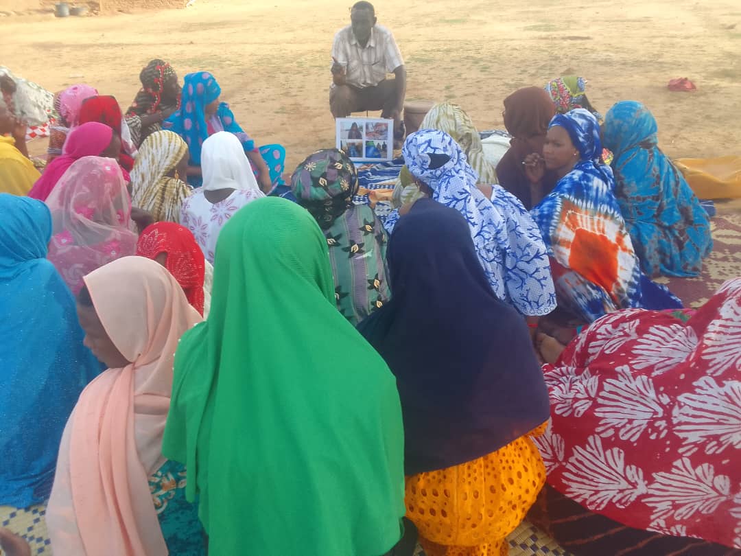 Campaña de sensibilizacion en Guidimakha.